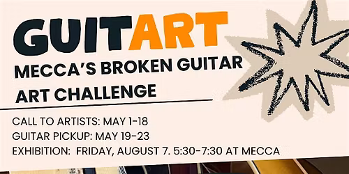 GuitART: MECCA\u2019s Broken Guitar Art Challenge