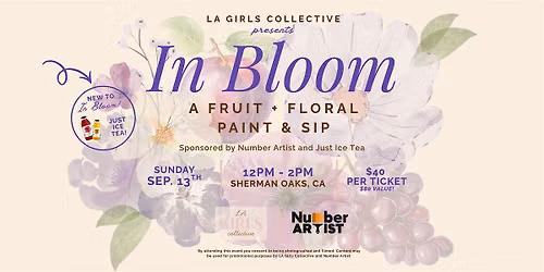 In Bloom: A Fruit + Floral Paint & Sip