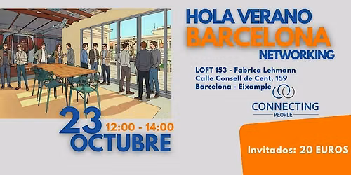 HOLA BARCELONA - Connecting People Networking - 23 octubre
