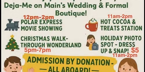 Polar Express Holiday Celebration!