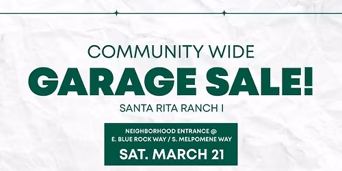 Santa Rita Ranch - Community Garage Sale
