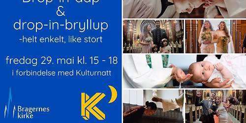 Drop-in-d\u00e5p og -bryllup