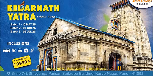 Kedarnath Yatra 10-13-May-2026