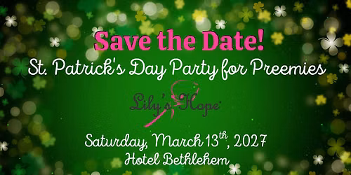 St. Patrick's Day Party for Preemies Gala 2027