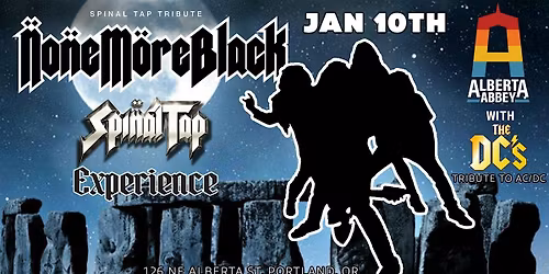 None More Black: Spinal Tap Tribute with The DC's AC\/DC Tribute