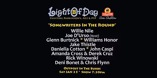 Light of Day Winterfest with Willie Nile