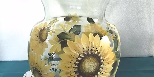 Wine trail - Flowers Vase Class Painting