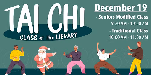 Tai Chi Class at the Library!