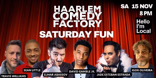 Haarlem Comedy Factory - Saturday Fun \ud83c\udfa4\ud83e\udd23