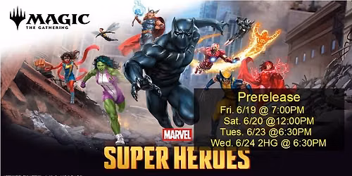 Marvel Super Heroes Prerelease 