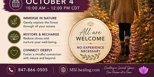 The Breath of Autumn: A Fall Forest Bathing Experience