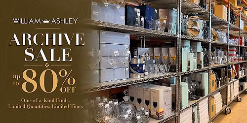 William Ashley Archive Sale \u2014 Up to 80% Off