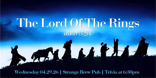 The Lord Of The Rings Trivia Night