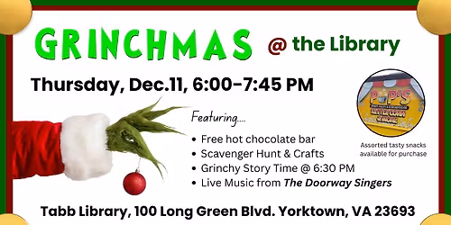 Grinchmas at the Library