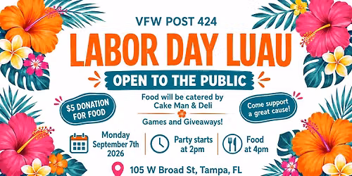Labor Day Luau