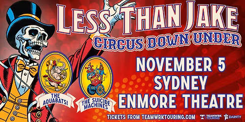 Less Than Jake - 'Circus Down Under' Tour | Sydney
