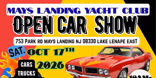 Mays Landing Yacht Club's Car Show