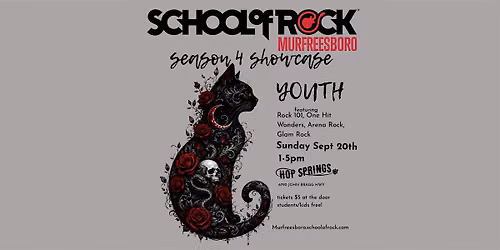 School of Rock Murfreesboro Season 4 Youth Showcase