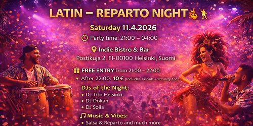  LATIN \u2013 REPARTO NIGHT 