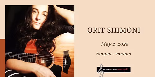 Orit Shimoni at the Cornerstone Music Cafe