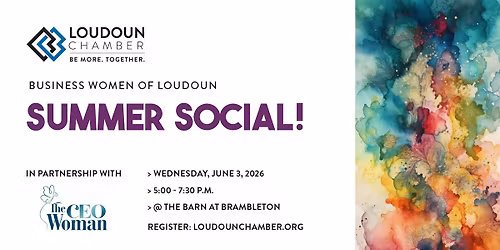 Business Women of Loudoun Summer Social