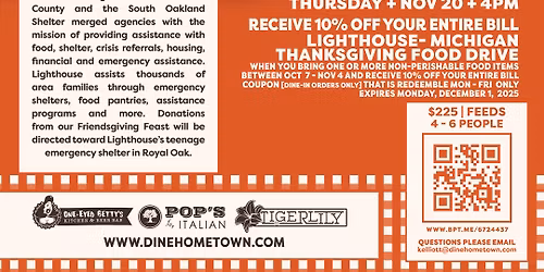 Ferndale Friendsgiving Feast