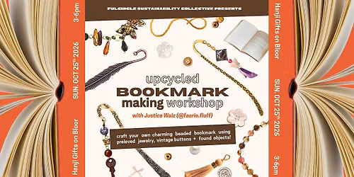 Upcycled Bookmark Making Workshop