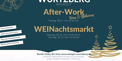 WEINachtsmarkt auf dem Weingut W\u00fcrtzberg