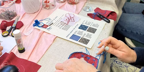 Sashiko Sip & Stitch in St Albans
