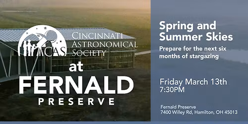 CAS at Fernald - March 2026 - Spring and Summer Skies