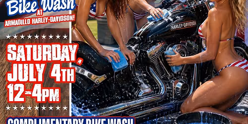 Stars and Stripes bike wash 