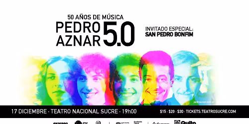 50 a\u00f1os de m\u00fasica \u2013 Pedro Aznar 5.0