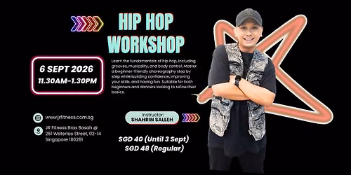 Hip Hop Workshop with Shahrin Salleh