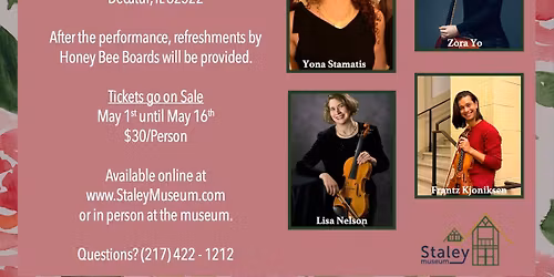 Spring Strings - A Unique Performance by the UIS Faculty String Quartet