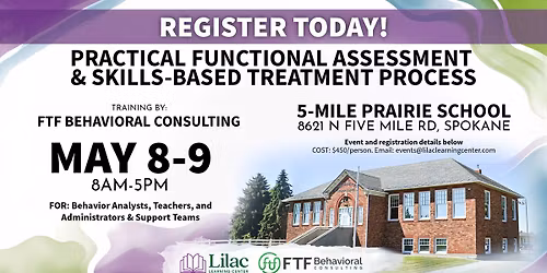 In Person Training: Practical Functional Assessment & Skills Based Treatment