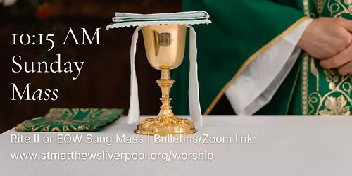 Contemporary Sung Mass