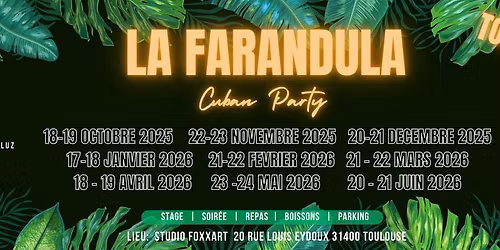 LA FARADULA - STAGES & SOIREE TOULOUSE