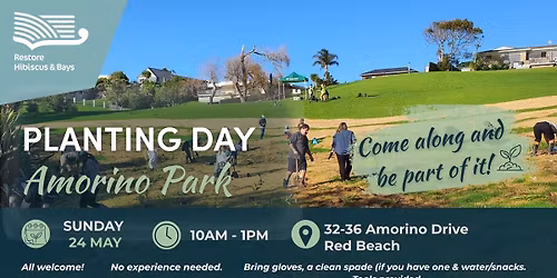 Community Planting Day - Amorino Park, Red Beach