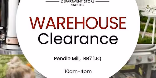 Warehouse Pop up event