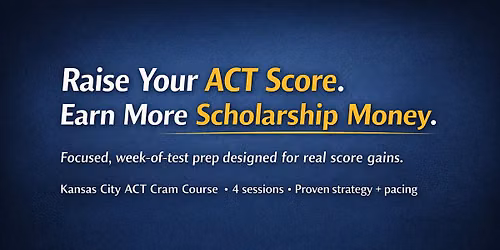 September ACT Cram Course