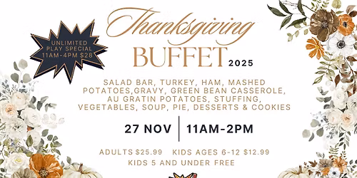 THANKSGIVING BUFFET