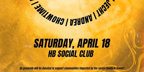 Pulse: A fundraiser to support Oahu Flood Recovery