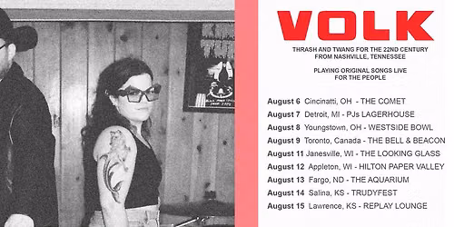 VOLK @ Lager House w\/ Duende and Rogue Satellites