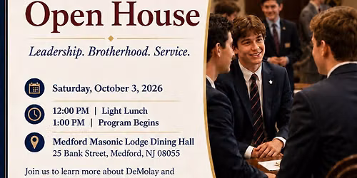 DeMolay Open House