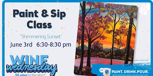Wine Wednesday Paint & Sip!