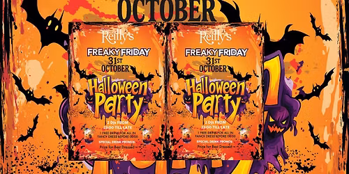 \ud83c\udf83\ud83d\udc7b FREAKY FRIDAY \u2013 HALLOWEEN PARTY \ud83d\udc7b\ud83c\udf83