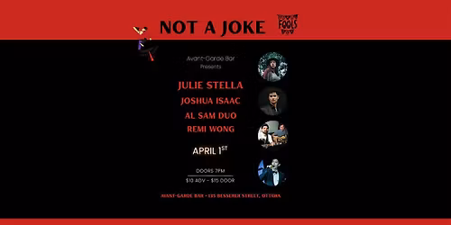 Not Kidding Around - Live Music - April's Fool @ Avant-Garde