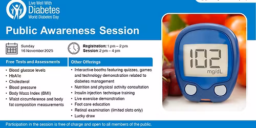 Live Well With Diabetes | Public Awareness Session
