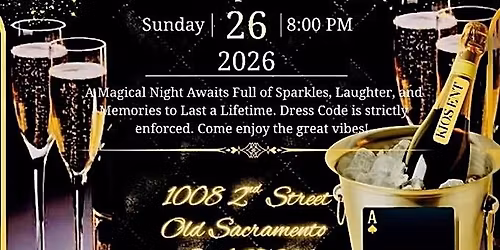 Black White Gold Grown and Sexy Party