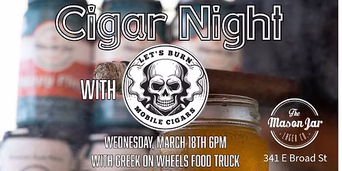 Cigar Night With Let's Burn